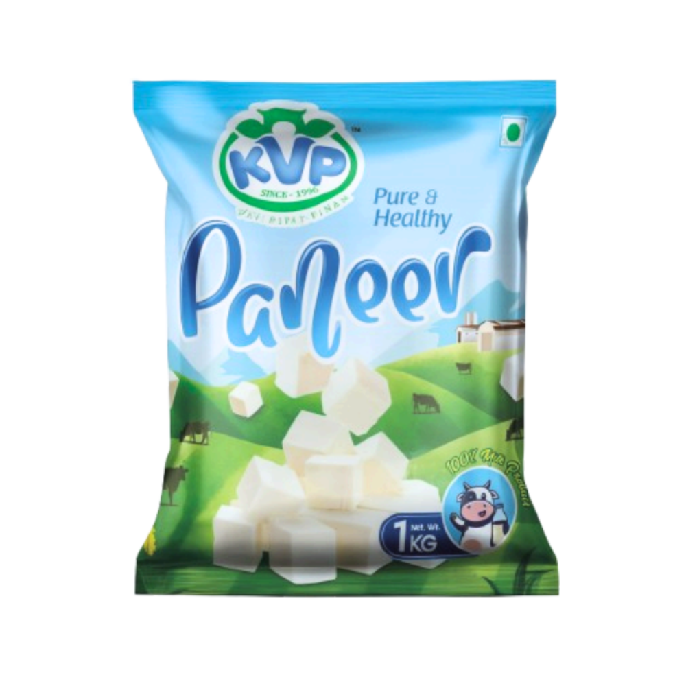 KVP Paneer – Fresh & Soft Cow Milk Paneer (1 KG)