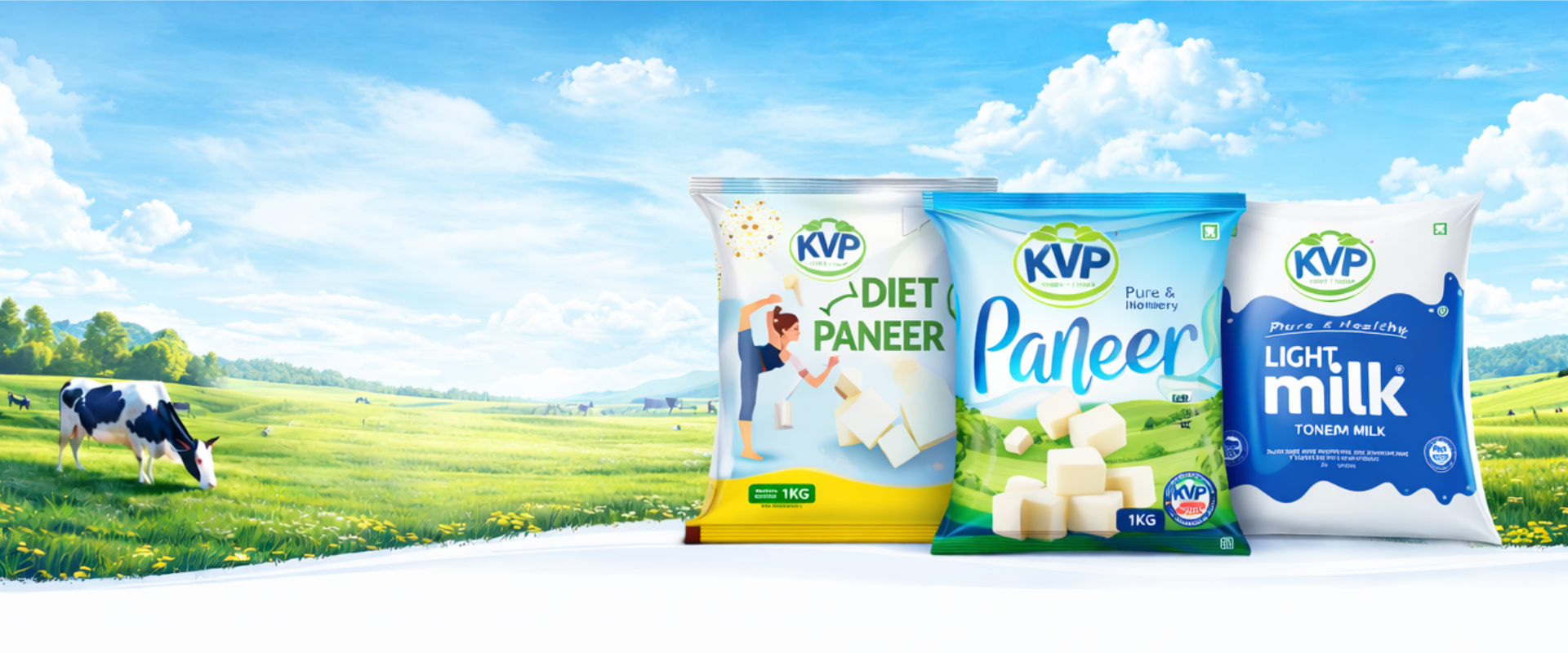 Pure & Healthy<br> Dairy Products